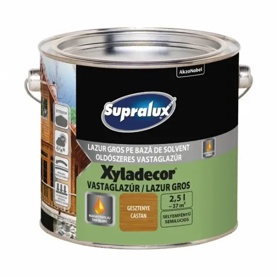 Biztonságos fizetés Supralux Xyladecor vastaglazúr gesztenye 2,5 l