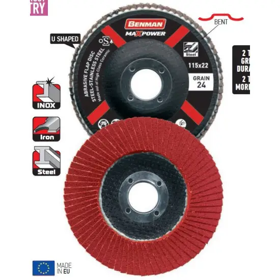 szárnyas csiszolótárcsa, POWER, nyomott 125x120 Különleges ajánlat