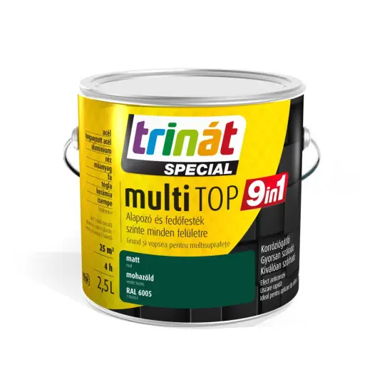 Trinát Multitop 9in1 RAL6005 mohazöld 2,5 l Outlet