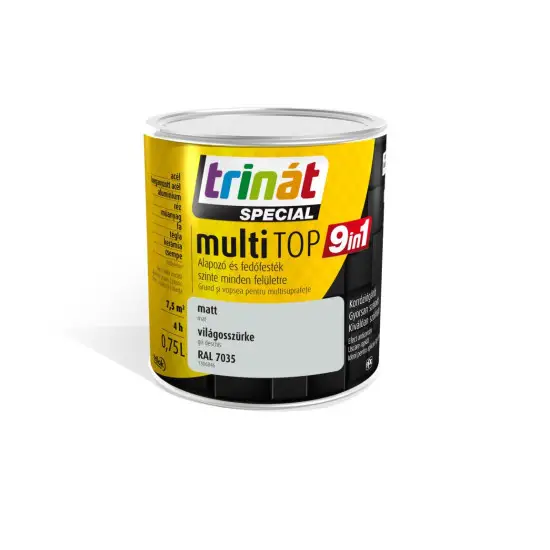 Vedd meg online Trinát Multitop 9in1 RAL7035 világosszürke 0,75 l