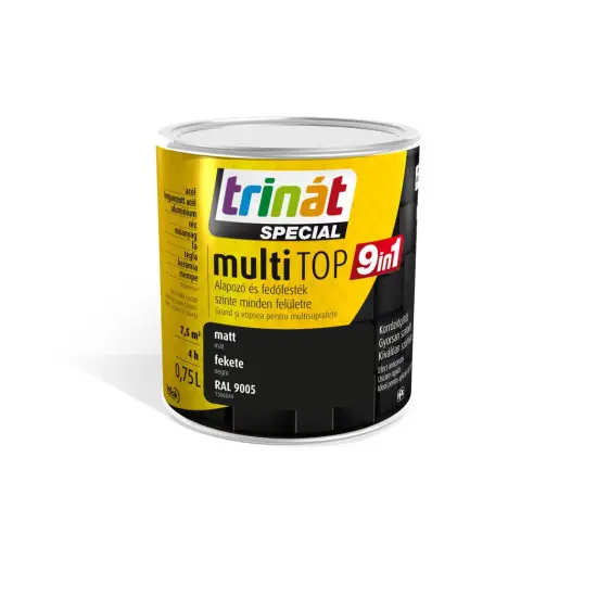 Nézd meg most Trinát Multitop 9in1 RAL9005 fekete 0,75 l