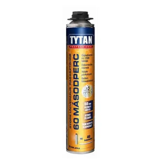 Tytan 60 Másodpercpisztolyos ragasztóhab 750ml Szuper ajánlat