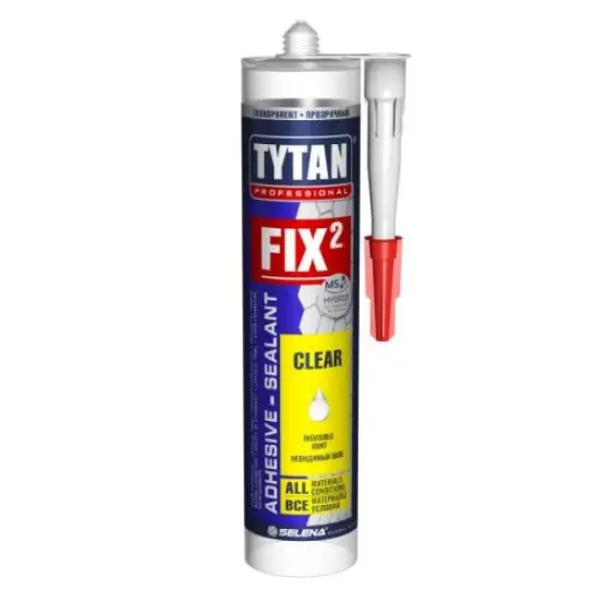Tytan Fix2 szerelési ragasztó clear 290 ml Outlet