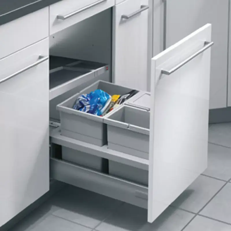 Hulladékgyűjtő szelektív Separato-K 450mm 1x18L+2x8L Hailo Bestseller