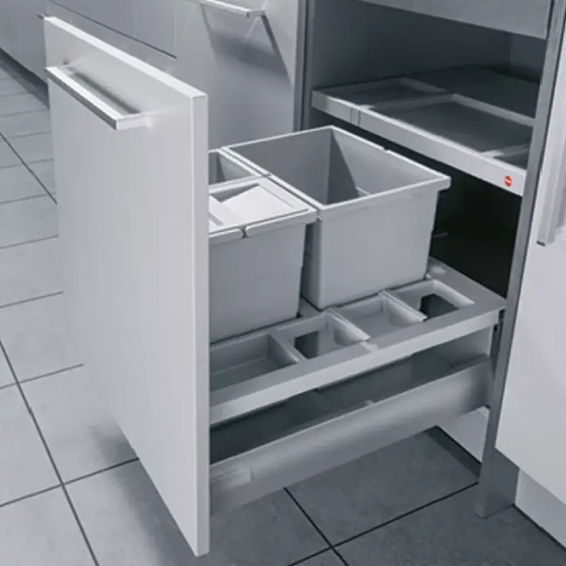 Hulladékgyűjtő szelektív Separato-K 500mm 1x18L+2x8L Hailo Prémium