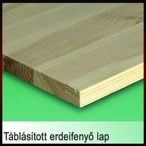 Alacsony ár Táblásított Borovifenyő TM B+ 3000x1200x18mm Hossz. D3 ragasztás,Toldás mentes csomós