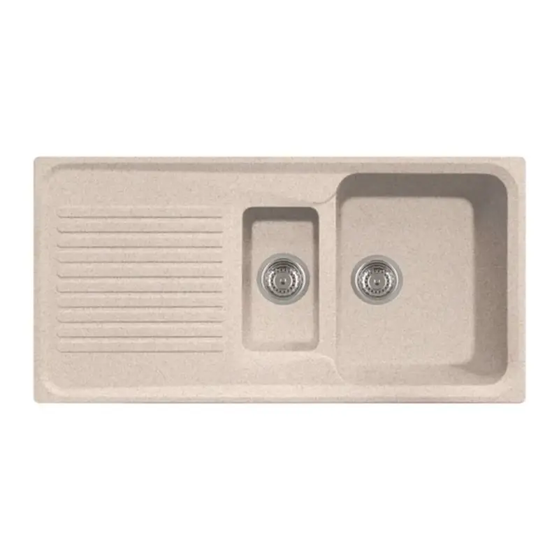 Kedvezmény GRAWA PT4-9910A BEIGE gránit mosogató 990x500mm