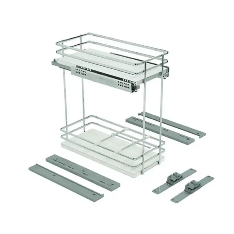 Fémrács EGTHM45B20 Oldalra szerelhető 414×506×494mm KRÓM, FEHÉR Bestseller