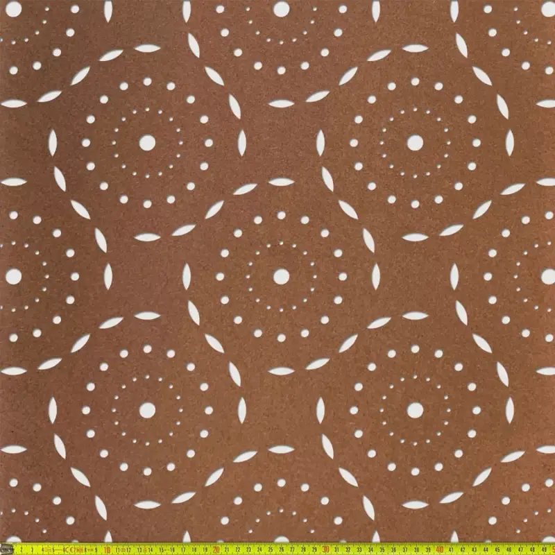 Grezzo natúr Hdf DAISYPOP perforációval 1520x605x3mm Kedvezmény