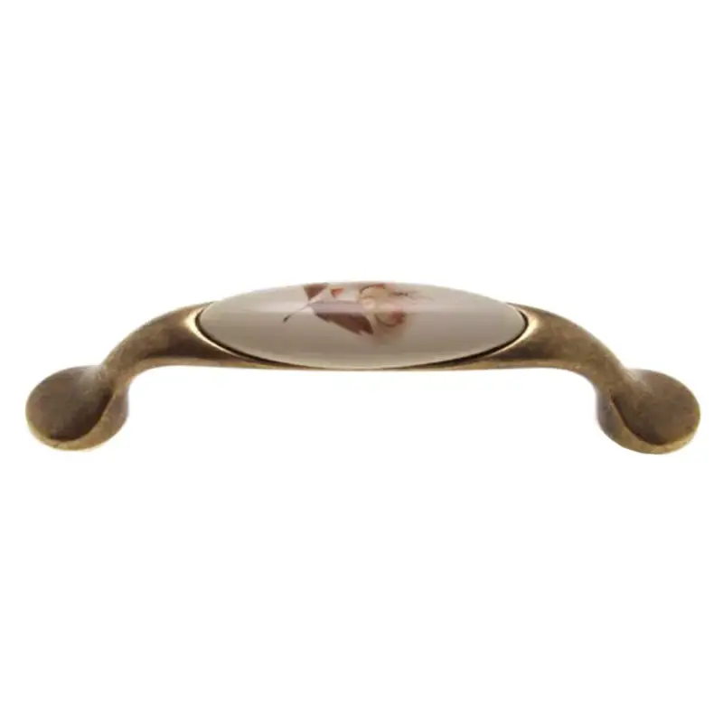 Fogantyú M10.01.02.04 Antikolt Bronz-Barna Virág Outlet