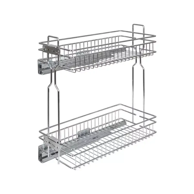 Kihagyhatatlan ajánlat Fémrács HFR300 Oldalra szerelhető Teljesen kihúzható Csillapított 220x545x468mm Króm