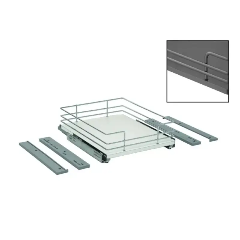 Biztonságos fizetés Fémrács CCTGM240 1 részes Oldalra szerelhető 364×134×473mm ANTRACIT