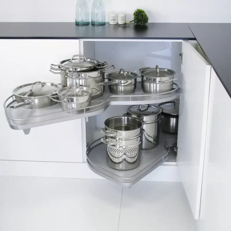 Kesseböhmer LeMans II ARENAplus Classic 600mm Balos, tengellyel, 25kg/polc Szürke Árcsökkenés