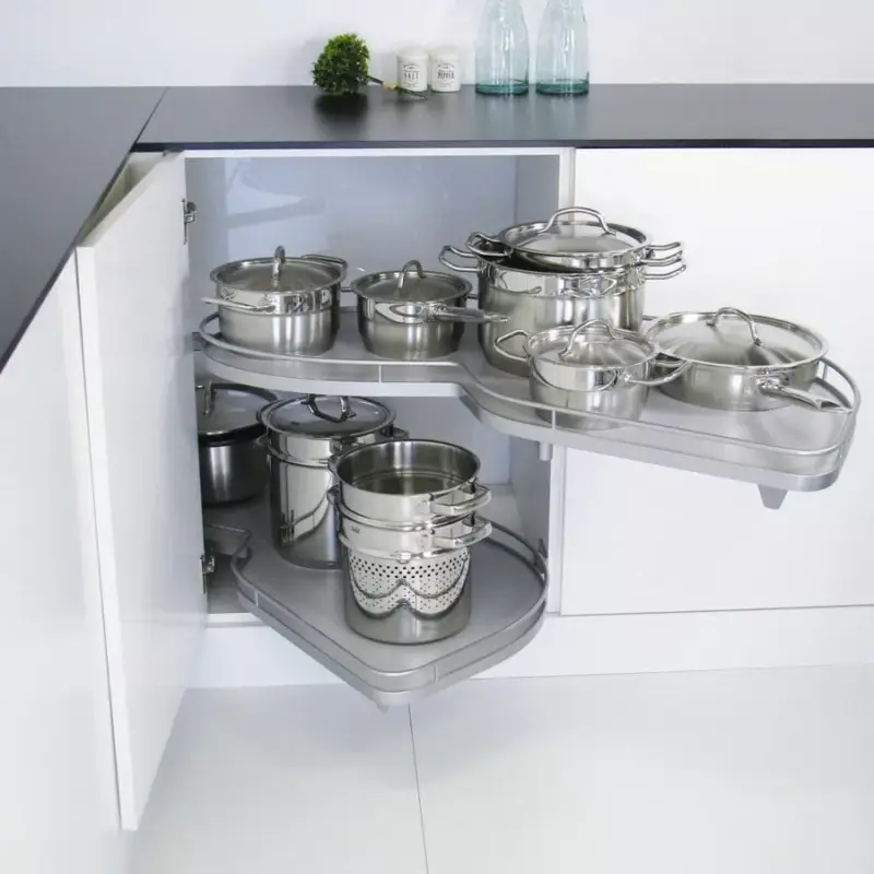 Kesseböhmer LeMans II ARENAplus Classic 450mm Jobbos, tengellyel, 25kg/polc Szürke Kiárusítás