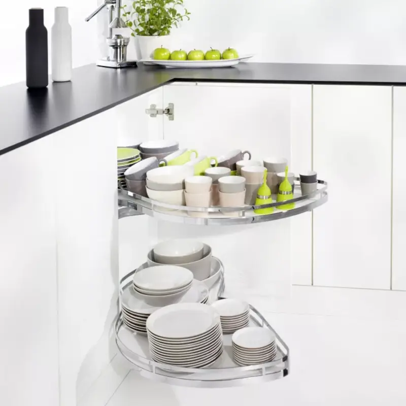 Kesseböhmer LeMans II ARENAplus Style 450mm Balos, tengellyel, 25kg/polc Króm/Hófehér Olcsó