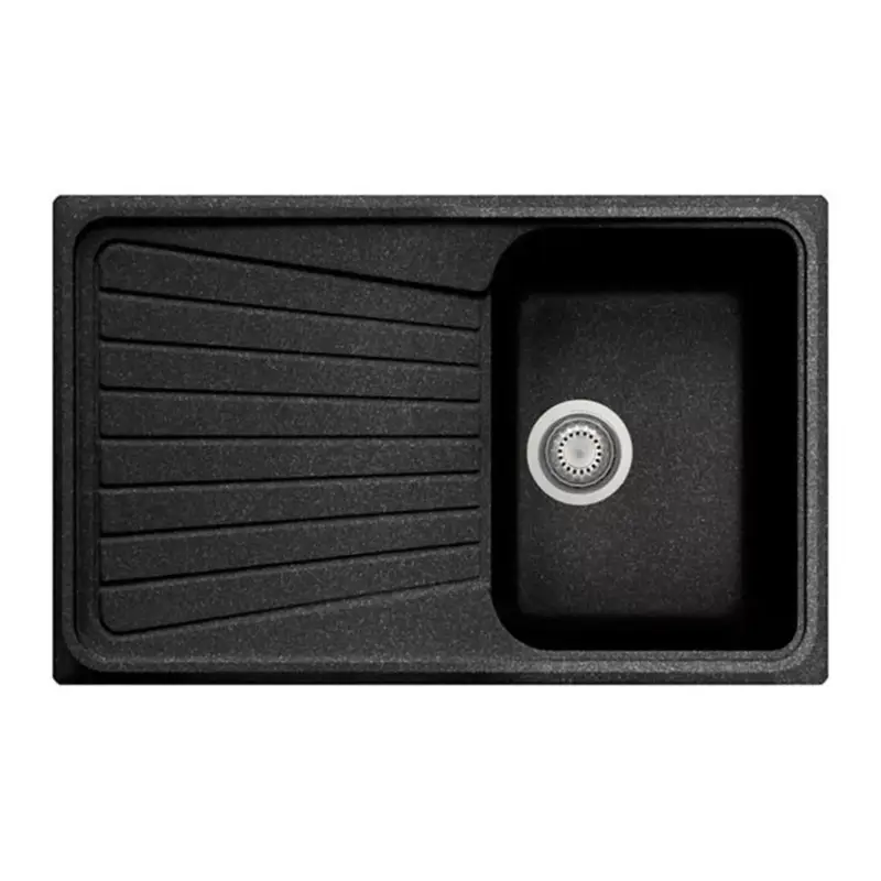 Expressz szállítás GRAWA PT3-7910N FEKETE gránit mosogató 790x500mm