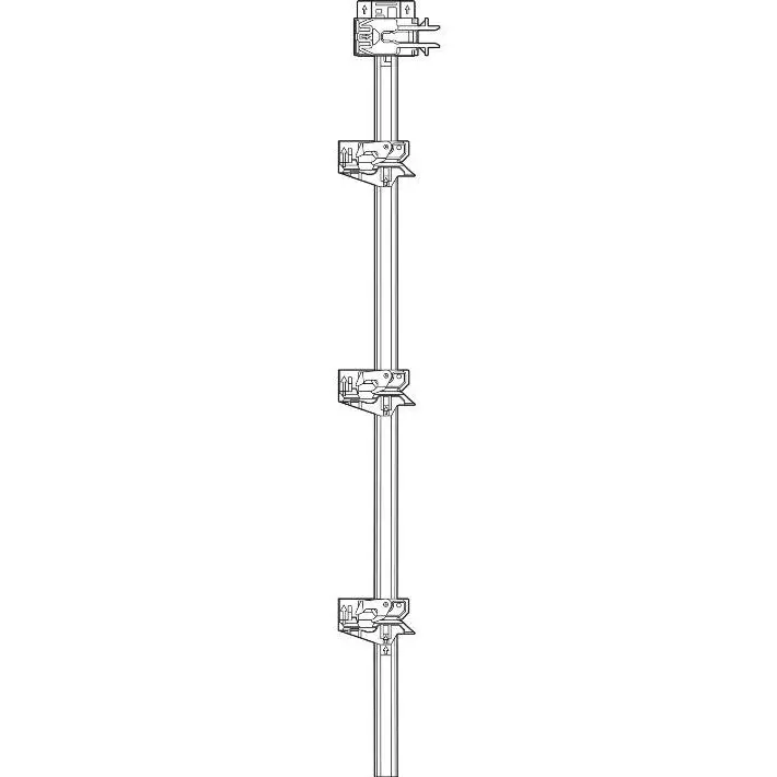 Blum CABLOXX Z80S0542CA M/M/M központi fiókzár fronton záródó Biztonságos fizetés