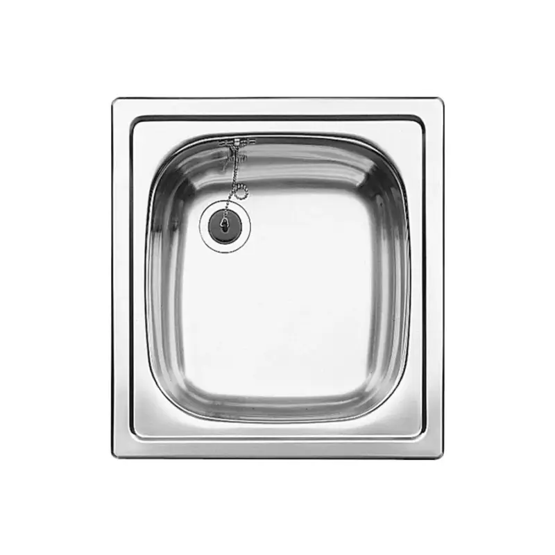 BLANCO TOP EE 4X4 mosogatótálca, natúr rozsdamentes acél, excenter nélkül, 1 1/2" lefolyó 470x435mm 501065 Rendeld meg most