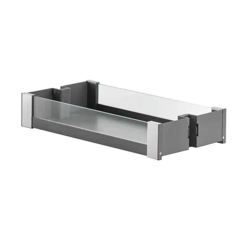 Fémrács CC40E Üvegkosár CE kerethez 346×93×410mm ANTRACIT/ÜVEG Kedvezmény