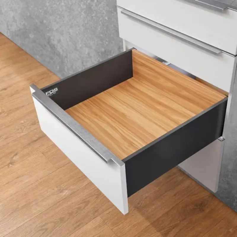 Fiókcsúszó FDS-PRO 18 C duplafalú fiókoldal 350mm Antracit 40kg Fém Népszerű