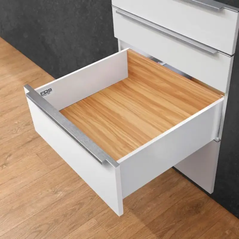 Fiókcsúszó FDS-PRO 18 C Push Open Duplafalú fiókoldal 500mm Fehér 40kg Fém Expressz szállítás