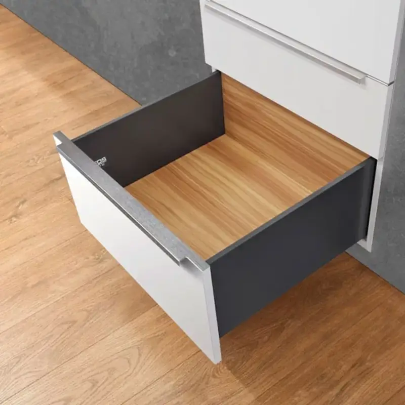 Fiókcsúszó FDS-PRO 18 D duplafalú fiókoldal 270mm Antracit 40kg Fém Azonnal elérhető