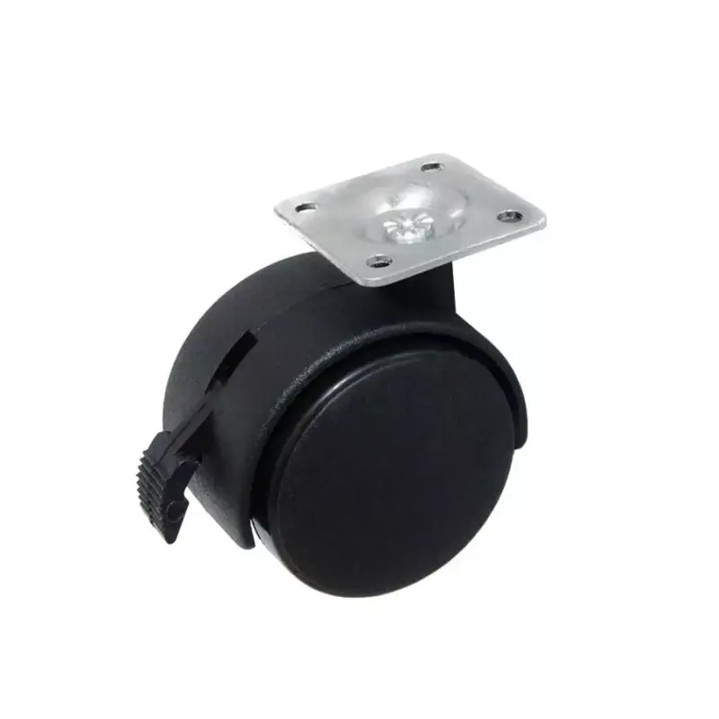 Bútorgörgő 50mm 06107 Talpas fékes 30kg fekete Biztonságos fizetés