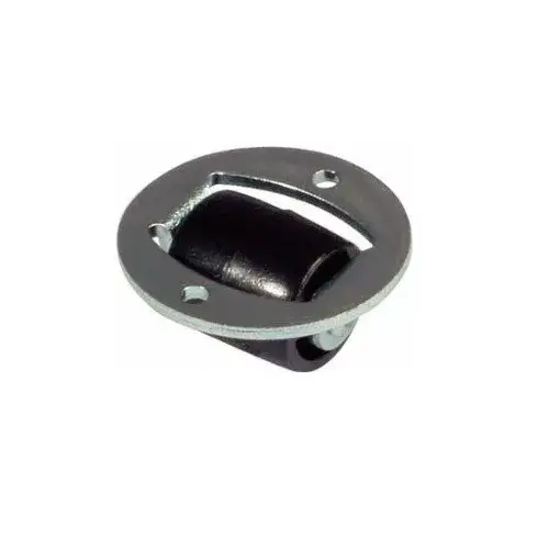 Asztalláb támasztó görgő, süllyesztett, kifordítható asztalokhoz, forgó vasalatokhoz 26x13mm Végkiárusítás