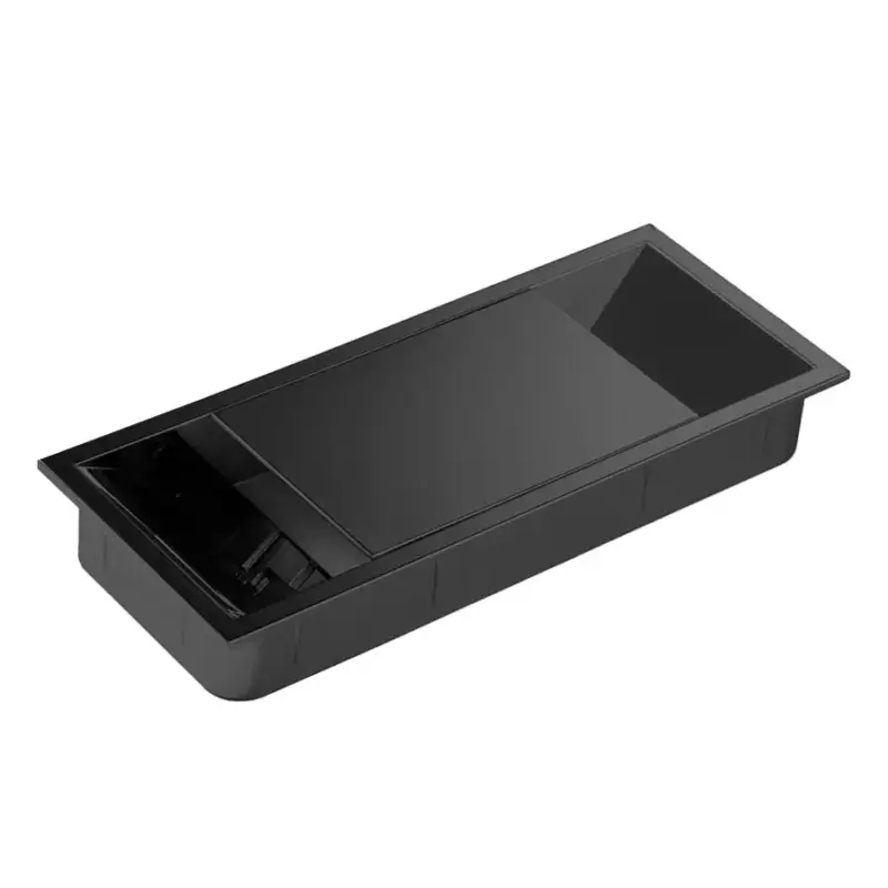 Kábelkivezető ART911 152x20x62mm Fekete Ne maradj le