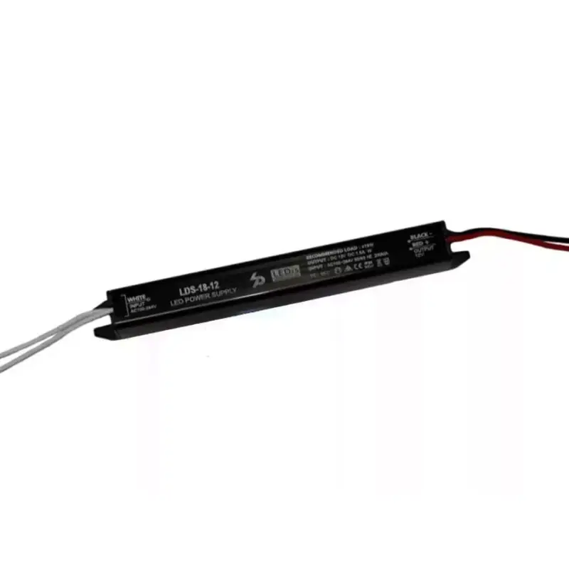 Led transzformátor SLIM 12V/1,5A 18W 166x18x18mm Expressz kézbesítés