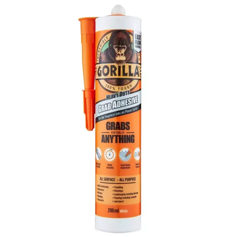 Árcsökkenés Gorilla HEAVY DUTY GRAB Extra Erős Építési Ragasztó - 290ml