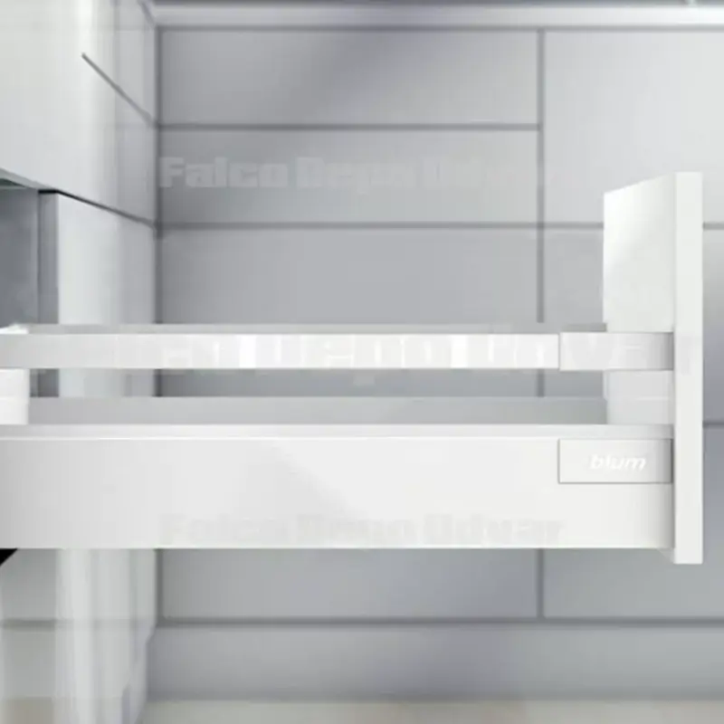 Blum Fiókrendszer ANTARO TBM Szett B-350-1-korlát 30kg Fehér Vásárlói kedvenc