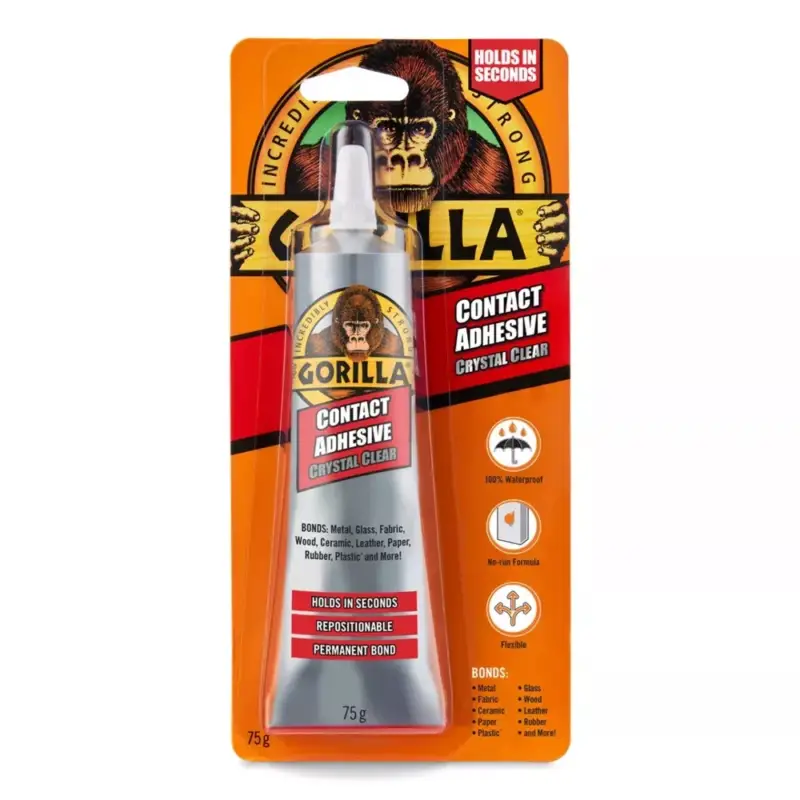 Gorilla Contact Adhesive Clear Kristálytiszta Általános Kontakt Ragasztó 75g Olcsó