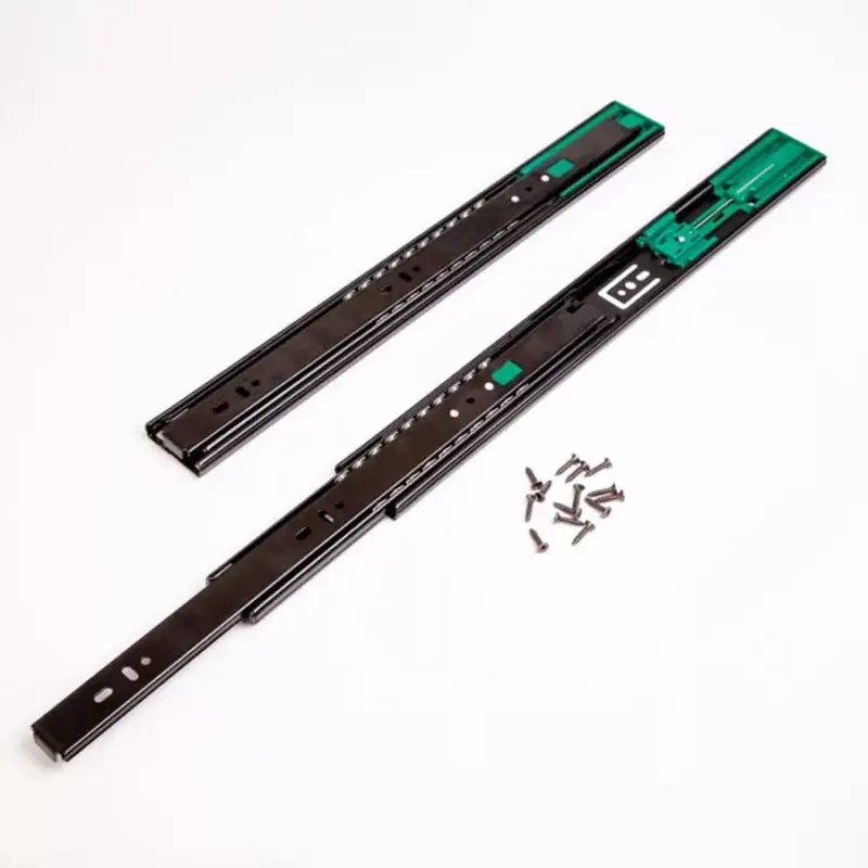 Biztonságos fizetés Fiókcsúszó golyós HB45 Comfort SC 550/45mm FÉKES 35kg Fekete
