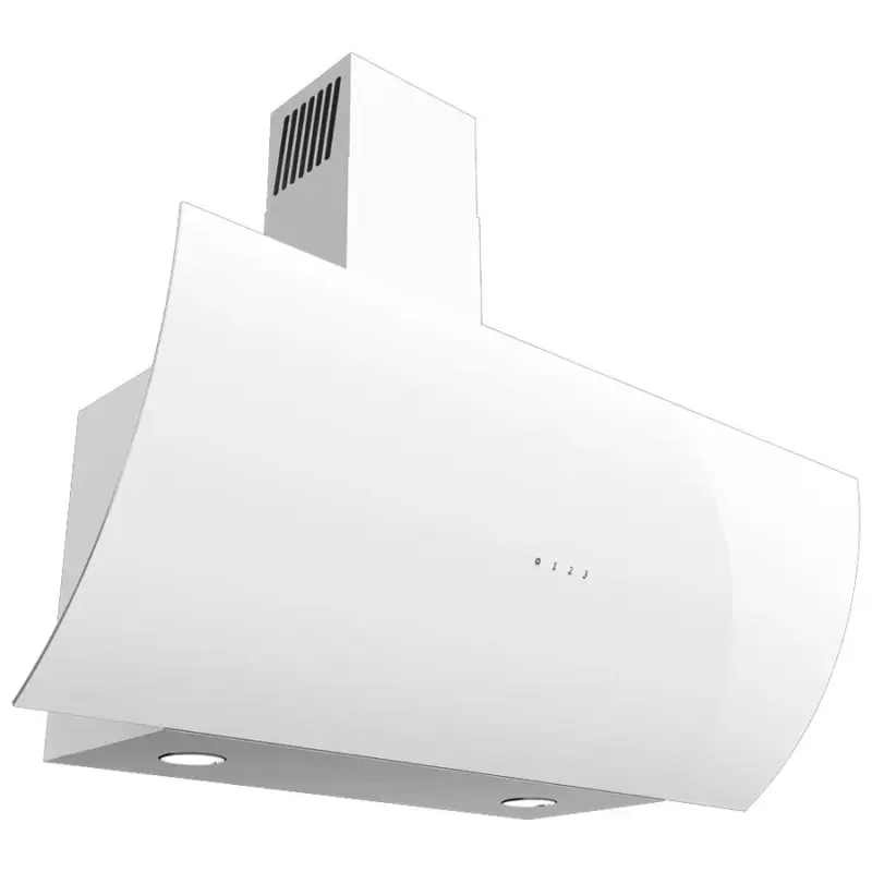 EVIDO CLIFF 90W vertikális páraelszívó,90cm, fehér üveg Biztonságos vásárlás