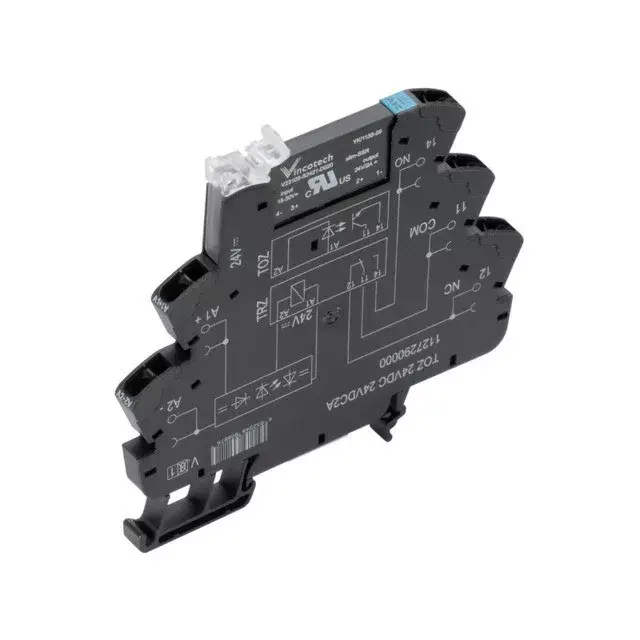 Kedvezmény Weidmüller 1127050000 TOZ 24VDC 48VDC0,1A, Szilárdtest relé 1 záró érintkező (Bipoláris tranzisztor) , 24V DC +/-20 % vezérlőfeszültség, 0..48V DC kapcsolási feszültség, 100 mA folytonos áram, húzókengyeles csatlakozás (Termseries)