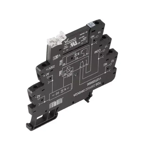 Weidmüller 1127180000 TOS 24VUC 24VDC2A, Szilárdtest relé 1 záró érintkező (MOS-FET) , 24V UC (AC/DC) +/-10 % vezérlőfeszültség, 3..33V DC kapcsolási feszültség, 2A folytonos áram, csavaros csatlakozás (Termseries) Szezonális akció