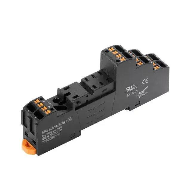Weidmüller 7760056365 SDI 2CO P, Relé talp 2 váltóérintkező , 8A folytonos áram, push in aktuátorral (D-Series) Legjobb ár