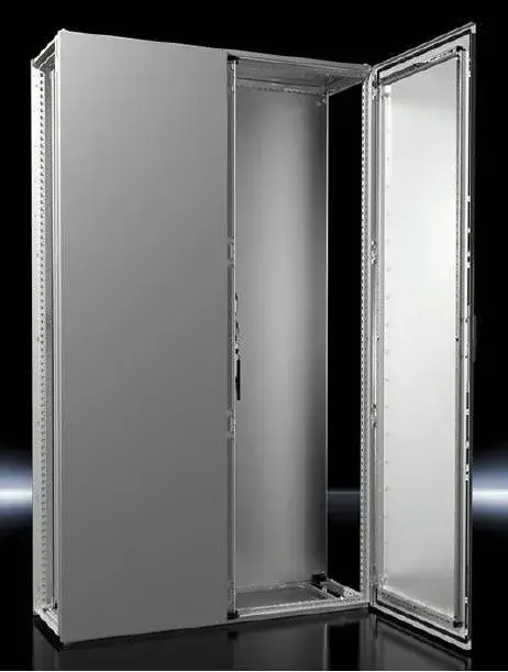 Szuper ajánlat Rittal VX25 8286.000 Álló fém szekrény, teli ajtóval, 2 ajtós, 1800x1200x600, IP55, szerelőlappal, sorolható (Rittal 8286000)