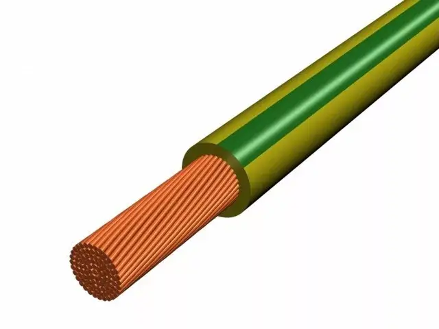 Biztonságos fizetés MKH (H07V-K) 1x10 mm2 vezeték - zöld/sárga PVC szigetelésű - 1 fm kiszerelés - sodrott réz - 450/750V