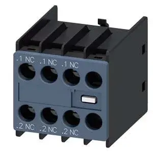 Siemens 3RH2911-1HA03 segédérintkező blokk, homloklapi, 3 Nyitó, csavaros csatlakozás, S00..S3 mágneskapcsolókhoz (Siemens 3RH29111HA03) Azonnal elérhető