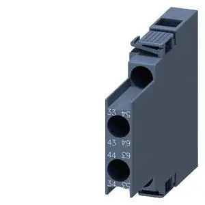 Siemens 3RH2921-1DA20 segédérintkező blokk, oldalsó, 2 Záró, csavaros csatlakozás, S0..S3 mágneskapcsolókhoz (Siemens 3RH29211DA20) Csak ma