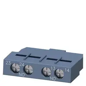 Vedd meg online Siemens 3RV2901-1F segédérintkező blokk, homloklapi, 2 Záró, csavaros csatlakozás, 3RV2 motorvédőkhöz (Siemens 3RV29011F)