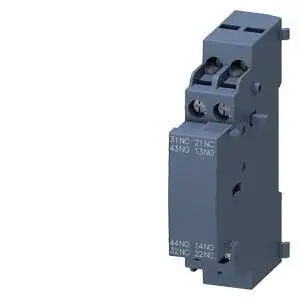 Utolsó esély Siemens 3RV2901-1J segédérintkező blokk, oldalsó, 2 Záró + 2 Nyitó, csavaros csatlakozás, 3RV2 motorvédőkhöz (Siemens 3RV29011J)