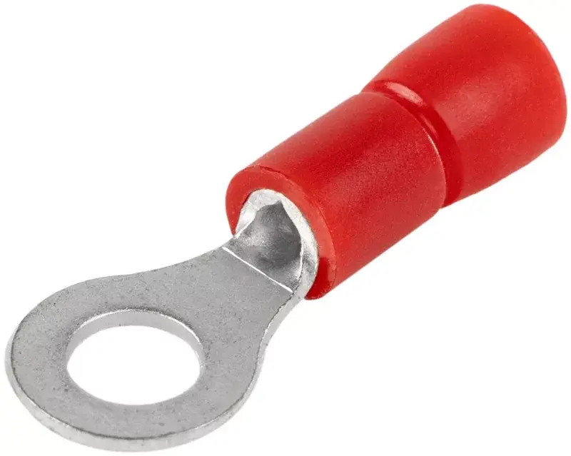 Tracon PSZ4 szigetelt szemes saru, 1,5mm2, M4, (d1=1,7mm, d2=4,3mm), piros, ónozott elektrolitréz Ajánlat