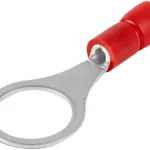 Szuper akció Tracon PSZ8 szigetelt szemes saru, 1,5mm2, M8, (d1=1,7mm, d2=8,4mm), piros, ónozott elektrolitréz