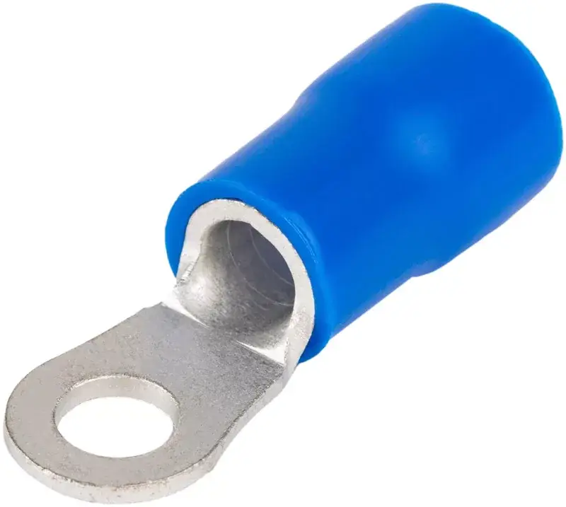 Legnépszerűbb Tracon KSZ16-5 szigetelt szemes saru, 16mm2, M5, (d1=5,7mm, d2=5,3mm), kék, ónozott elektrolitréz