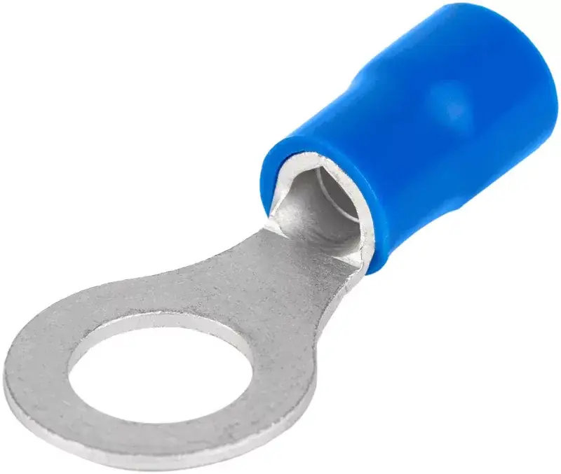 Tracon KSZ16-10 szigetelt szemes saru, 16mm2, M10, (d1=5,7mm, d2=10,5mm), kék, ónozott elektrolitréz Kiárusítás
