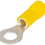 Korlátozott ajánlat Tracon SSZ4 szigetelt szemes saru, 6mm2, M4, (d1=3,4mm, d2=4,4mm), sárga, ónozott elektrolitréz