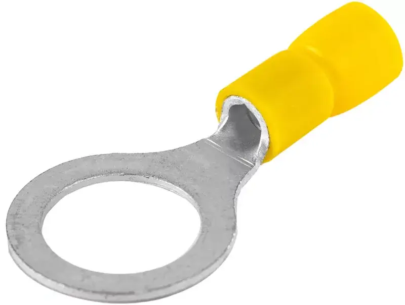Korlátozott ajánlat Tracon SSZ8 szigetelt szemes saru, 6mm2, M8, (d1=3,4mm, d2=8,4mm), sárga, ónozott elektrolitréz